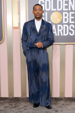 Tyler James Williams attends the 80th Annual Golden Globe Awards at The Beverly Hilton on January 10, 2023 in Beverly Hills, California