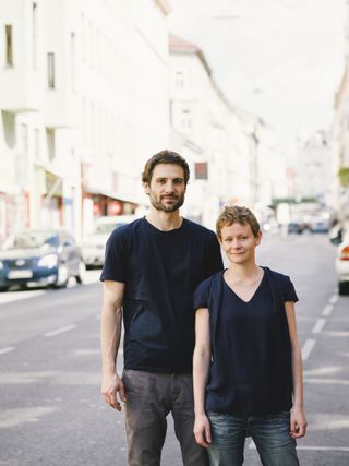 Designers Thomas Traxler and Katharina Mischer.