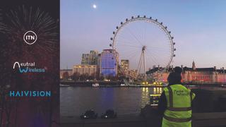 Broadcast of London fireworks