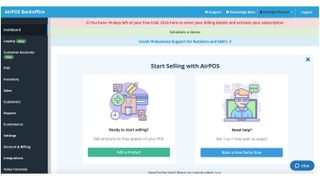 The AirPOS back office dashboard is very easy to master
