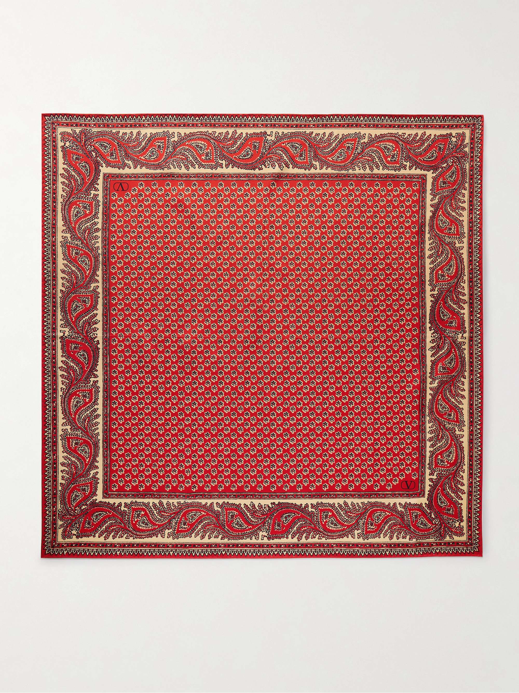 Printed Silk-Twill Scarf