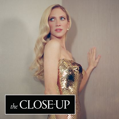 Brittany Snow getting ready for the 2025 mtv vmas red carpet