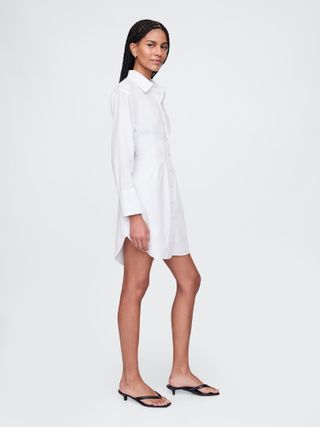 Gap Organic Cotton Poplin Mini Shirtdress