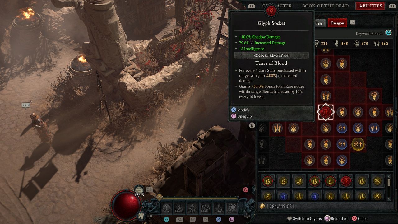 Diablo 4 Bloodforged Sigil - Tears of Blood glyph
