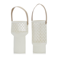 K by Kelly Hoppen Set of 2 Ceramic Lanterns | £50.00 at QVC