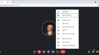 How to record a Google Meet call
