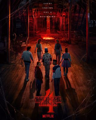 The third poster for Stranger Things season 4
