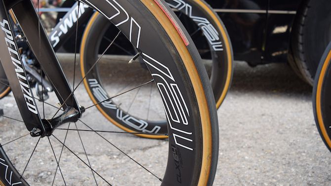 Bora-Hansgrohe use the same S-Works Turbo tyres on their time trial bikes as they do on the road