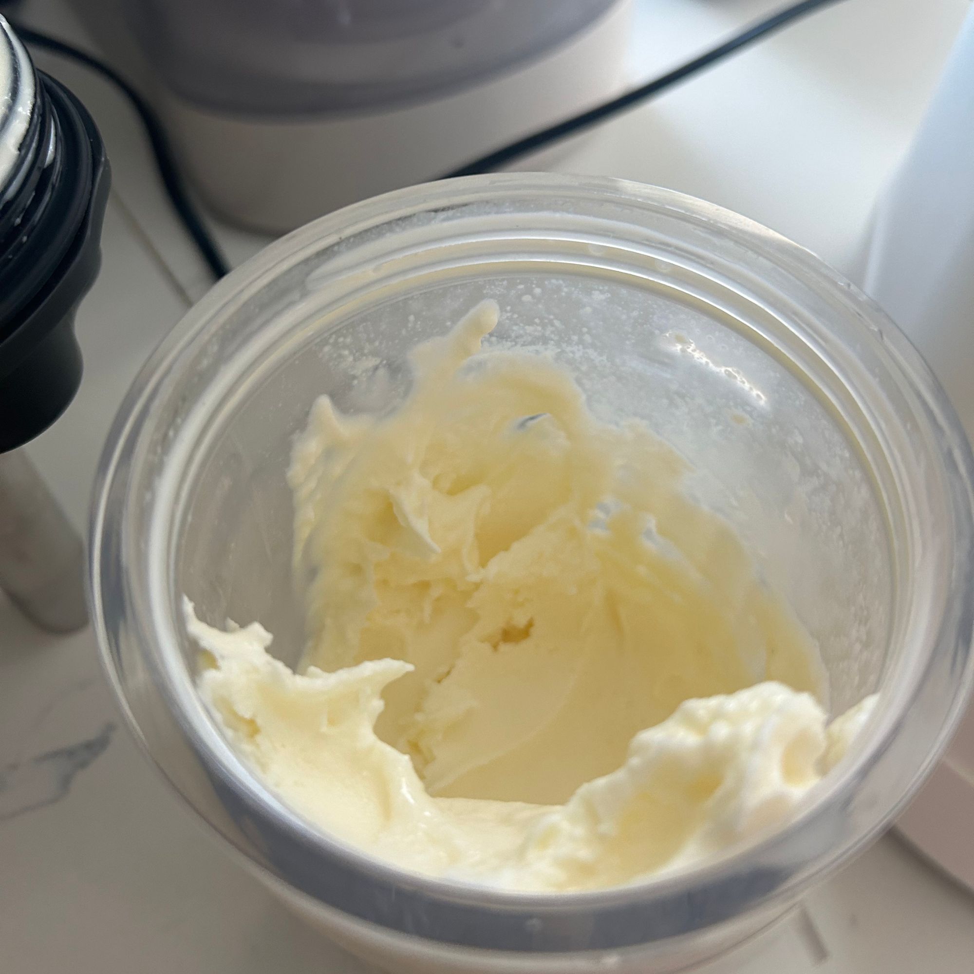 Nutribullet Chill tub with gelato inside