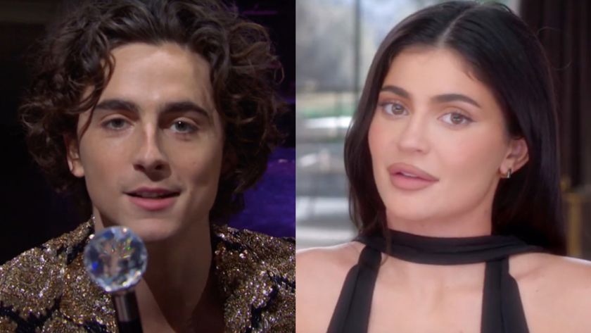  Timoth&eacute;e Chalamet hosting SNL/Kylie Jenner on The Kardashians Side By Side 