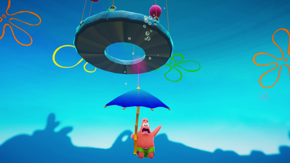 Screenshot from the 3D SpongeBob SquarePants-inspired Patrick Star Game for PS5