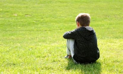 Child in field