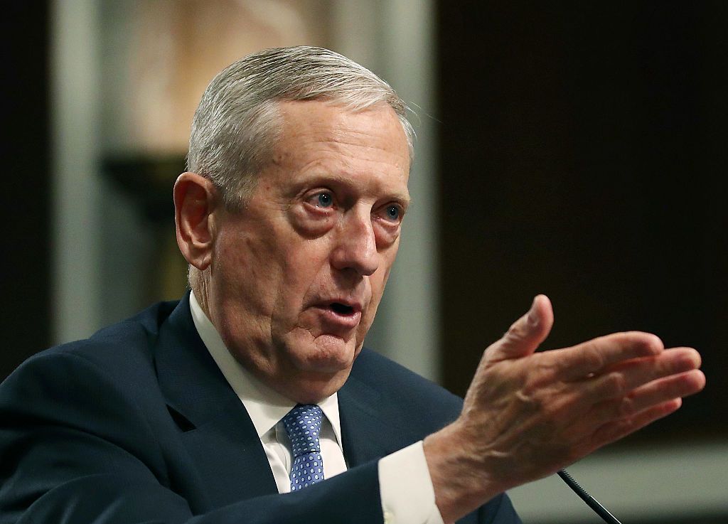  Defense Secretary nominee, retired Marine Corps Gen. James Mattis.