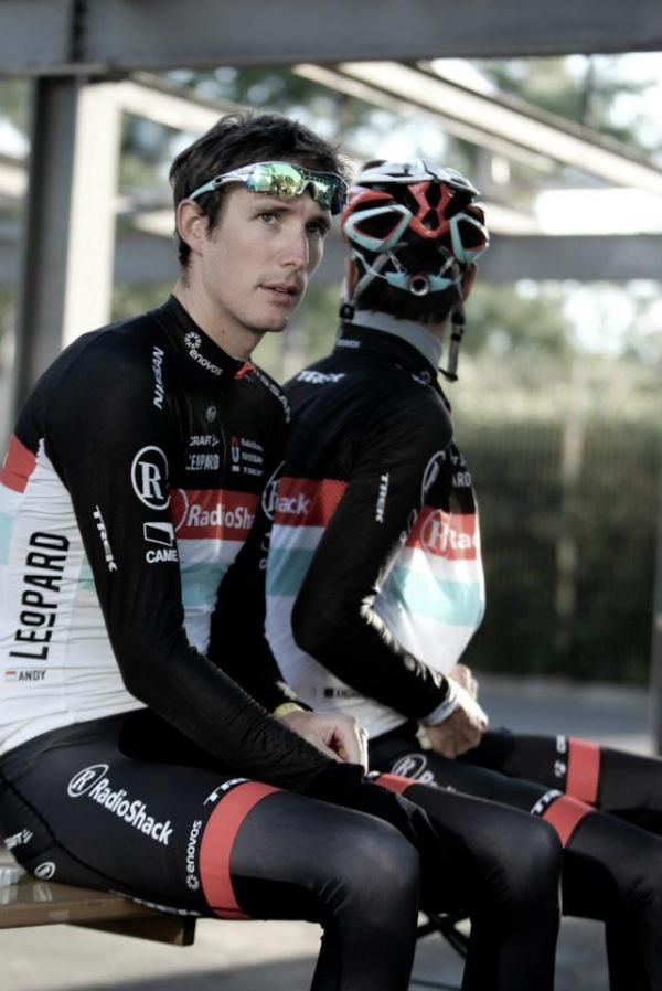 Andy Schleck doesn't look too keen on training