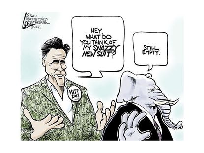 Romney's cheap new look