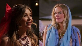 Gabby in The Traitors and Heather in RHOSLC side by side.