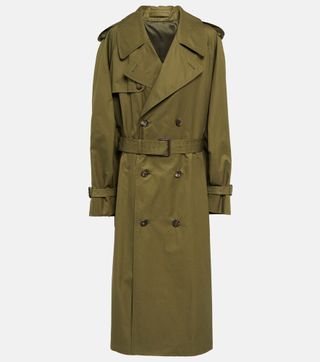 Cotton Gabardine Trench Coat