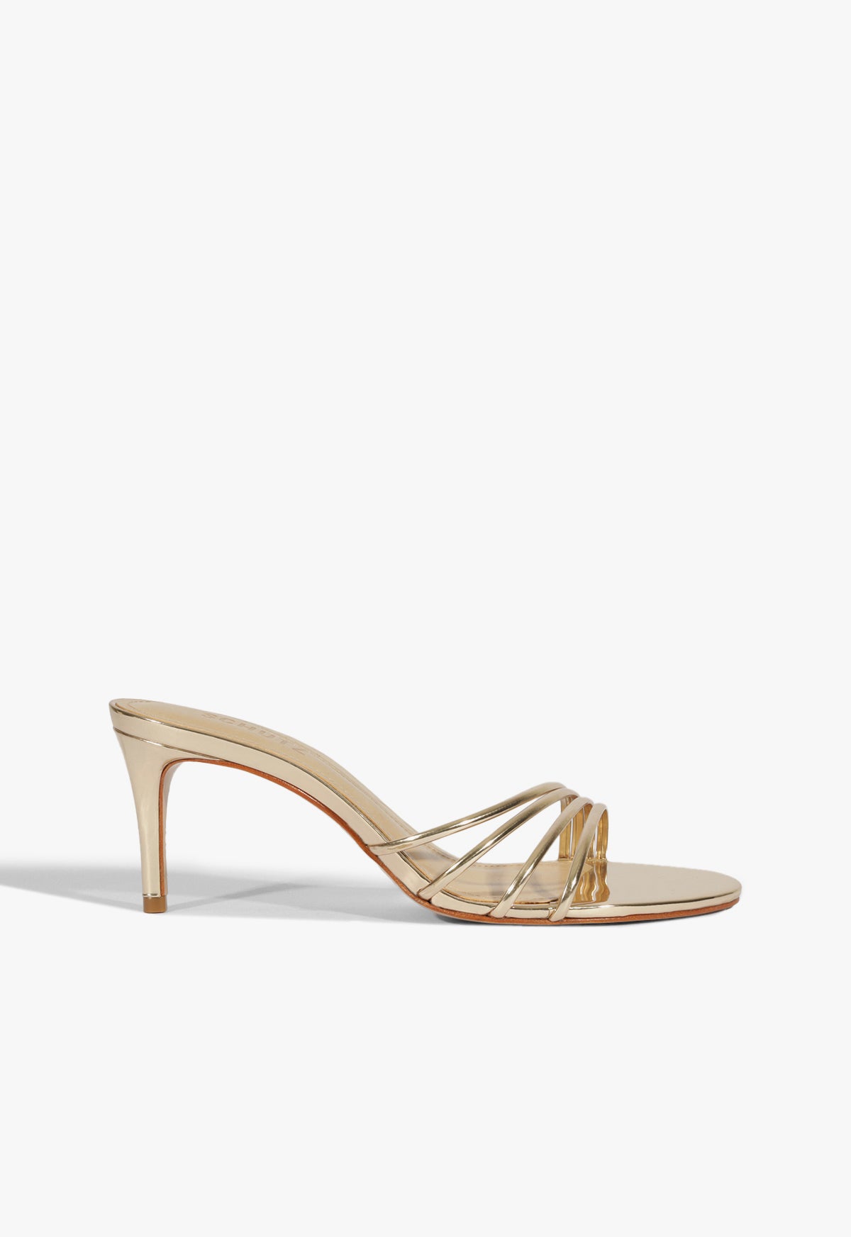 Inez Mule Sandal - 5 / Gold / Metallic