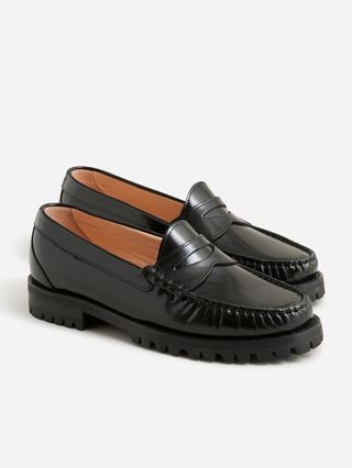 J.Crew + Winona Lug-Sole Penny Loafers