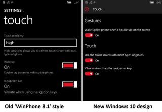 Windows 10 Mobile Touch