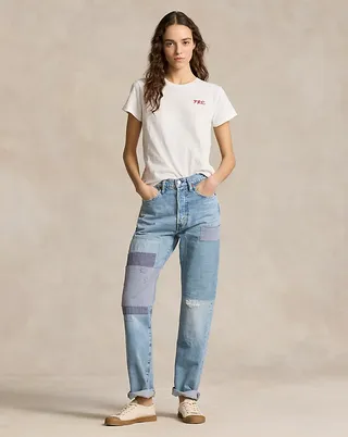 High Rise Relaxed Straight Jean