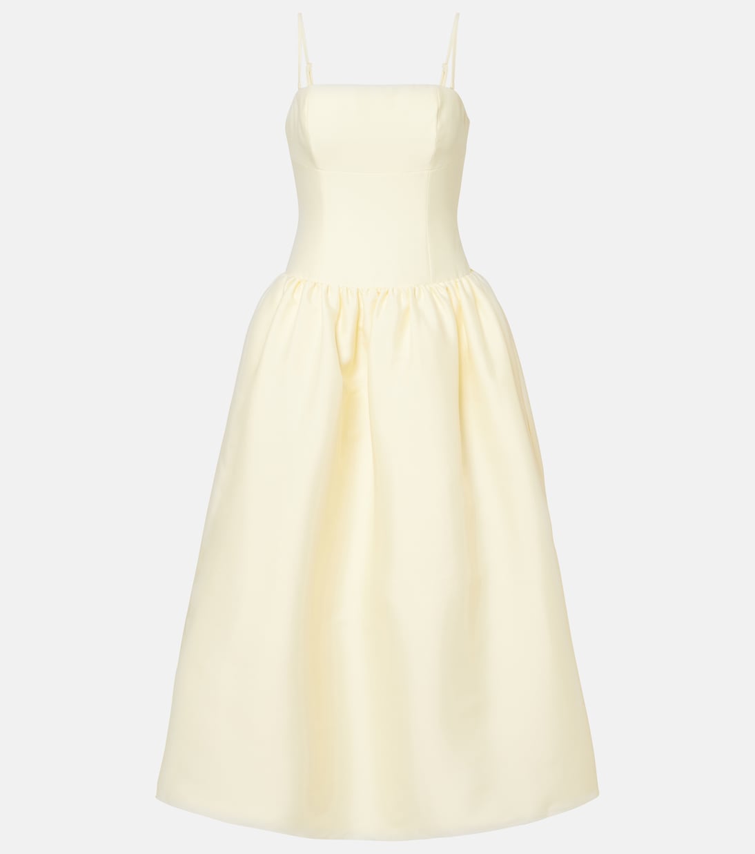 Taffeta Midi Dress