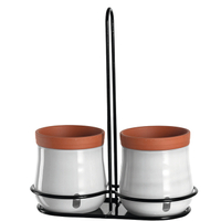 Serra three-piece self-watering plant pot set|£61.99, Wayfair