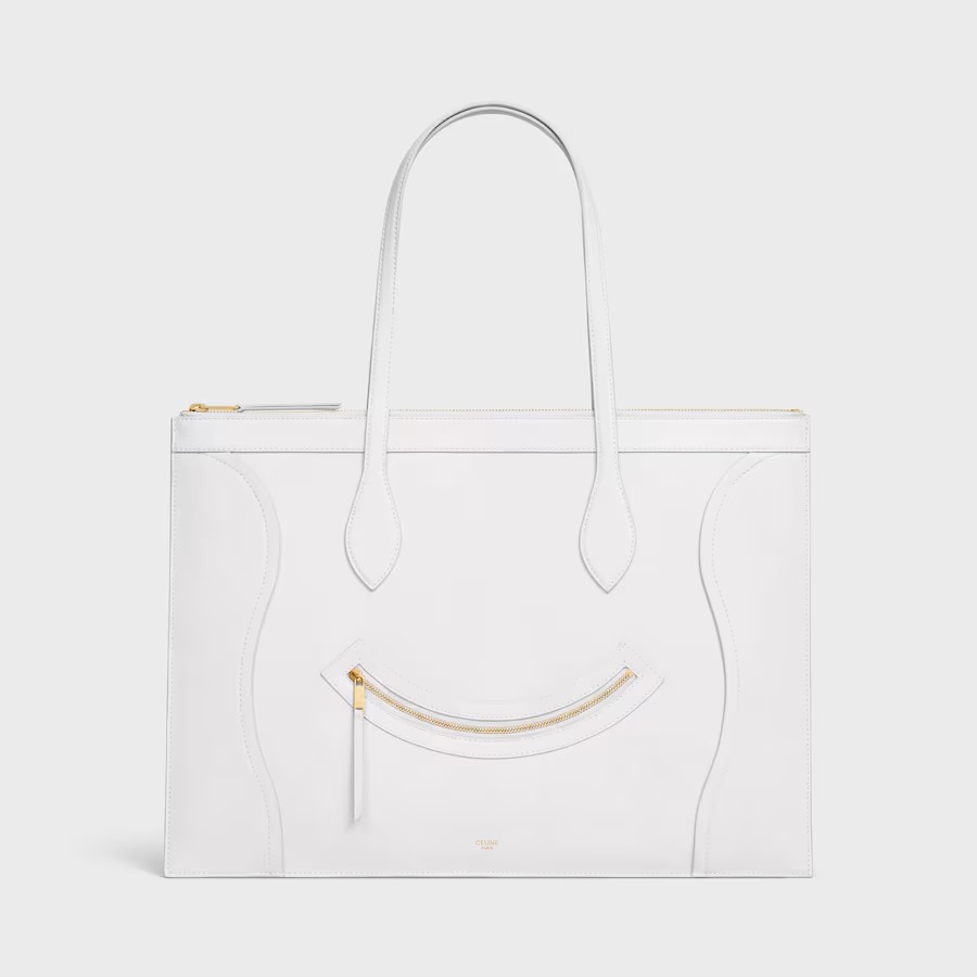 CELINE, Flat Cabas New Luggage in Glossy Calfskin