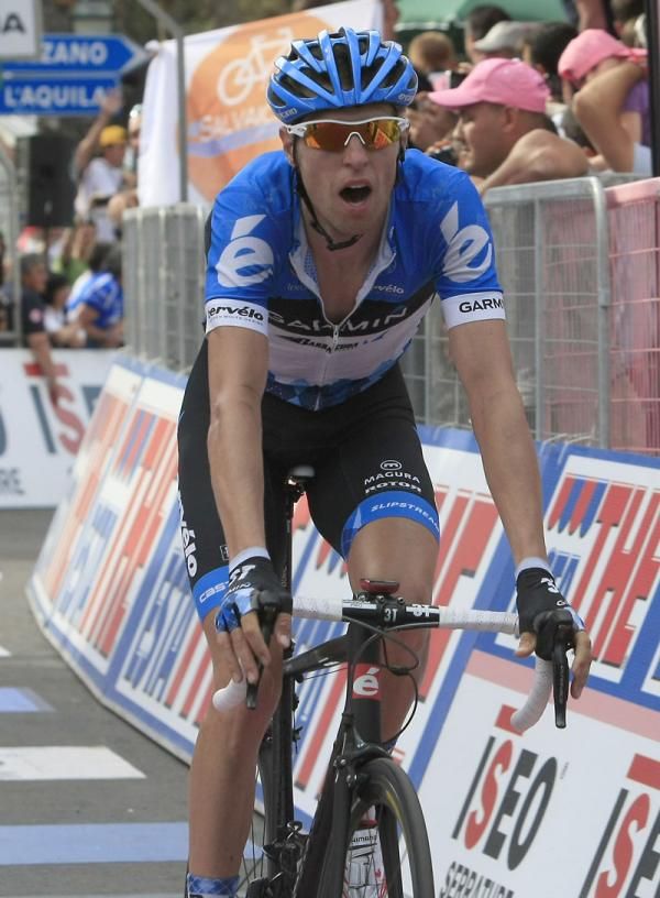 Ryder Hesjedal rode into the Giro lead