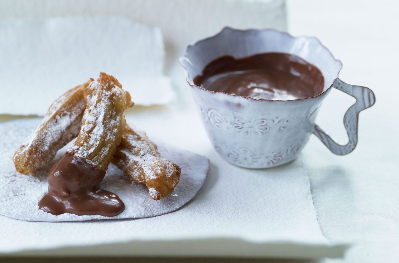 Churros and chocolate