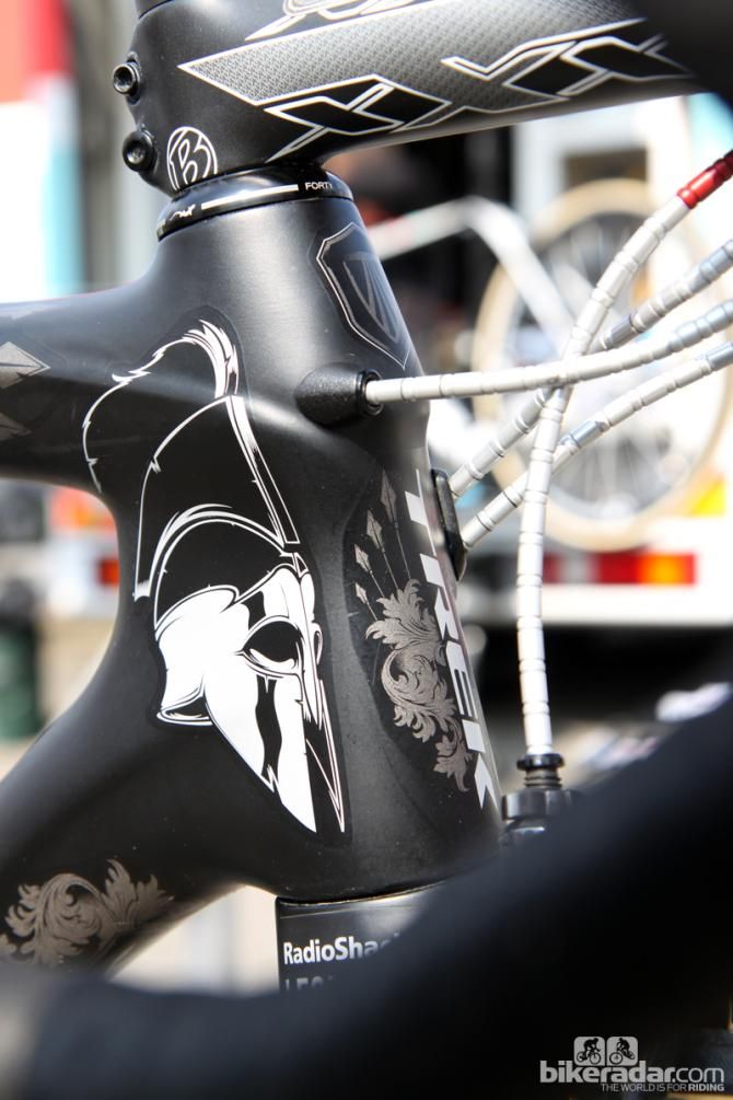 With a paint job like this, it's no surprise that Fabian Cancellara is looking to win.