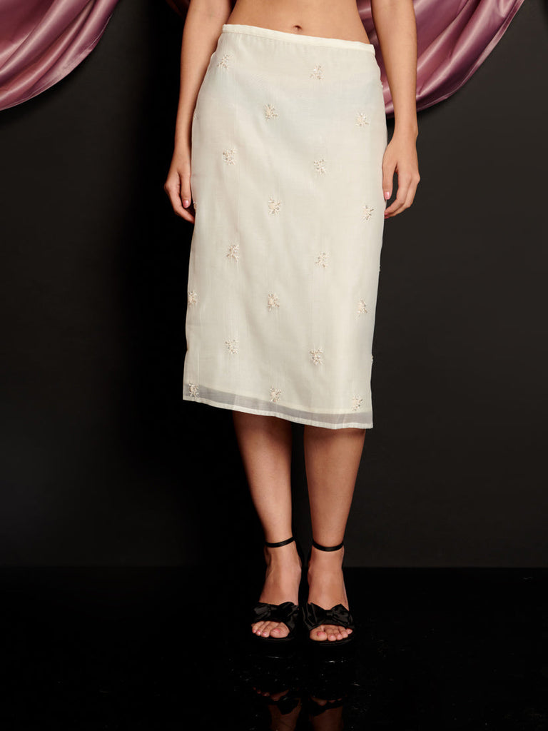 Lola Embellished Midi Skirt