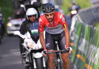 Thomas De Gendt rides to victory during stage 2 at Tour de Romandie