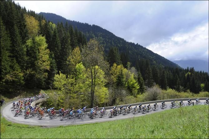Stage one of the Dauphine started and finished in Switzerland