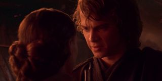 Anakin and Padme in Star Wars Revenge of the Sith