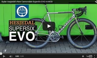 Take a video tour of Ryder Hesjedal's Cannondale SuperSix EVO