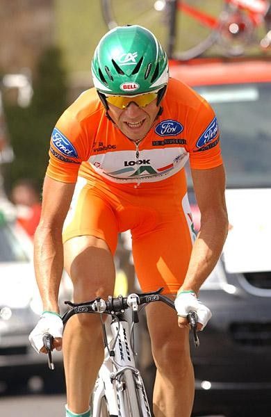 Pietro Caucchioli (Credit Agricole) put in a solid ride in the KOM jersey.