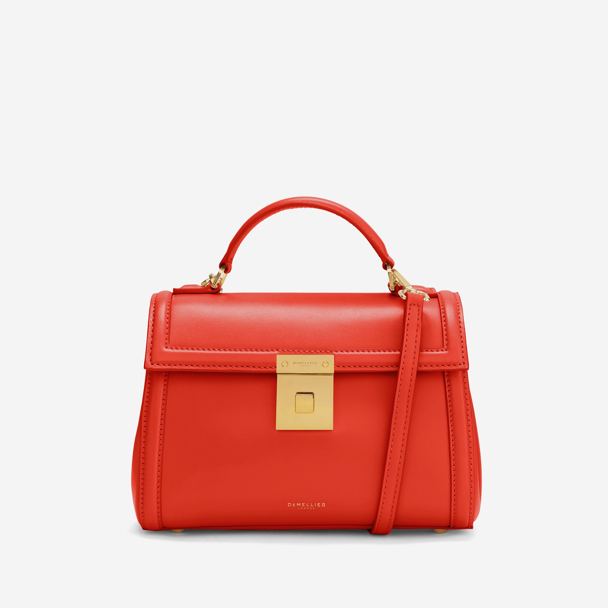 The Paris | Poppy Red Smooth | Demellier