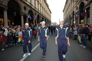 Vincenzo Nibali led the Liquigas-Cannondale team