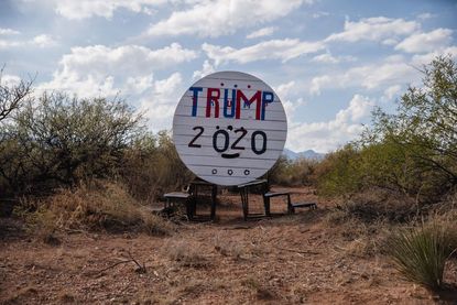 Trump 2020 sign in Arizona.