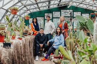 Meneesha Kellay, Joseph Henry, Jayden Ali, and Sumitra Upham, the British Pavilion curatorial team