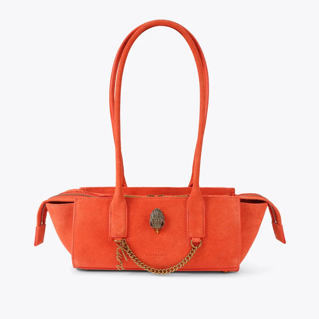 Kurt Geiger, Sloane Eastwest Shoulder Bag in Orange
