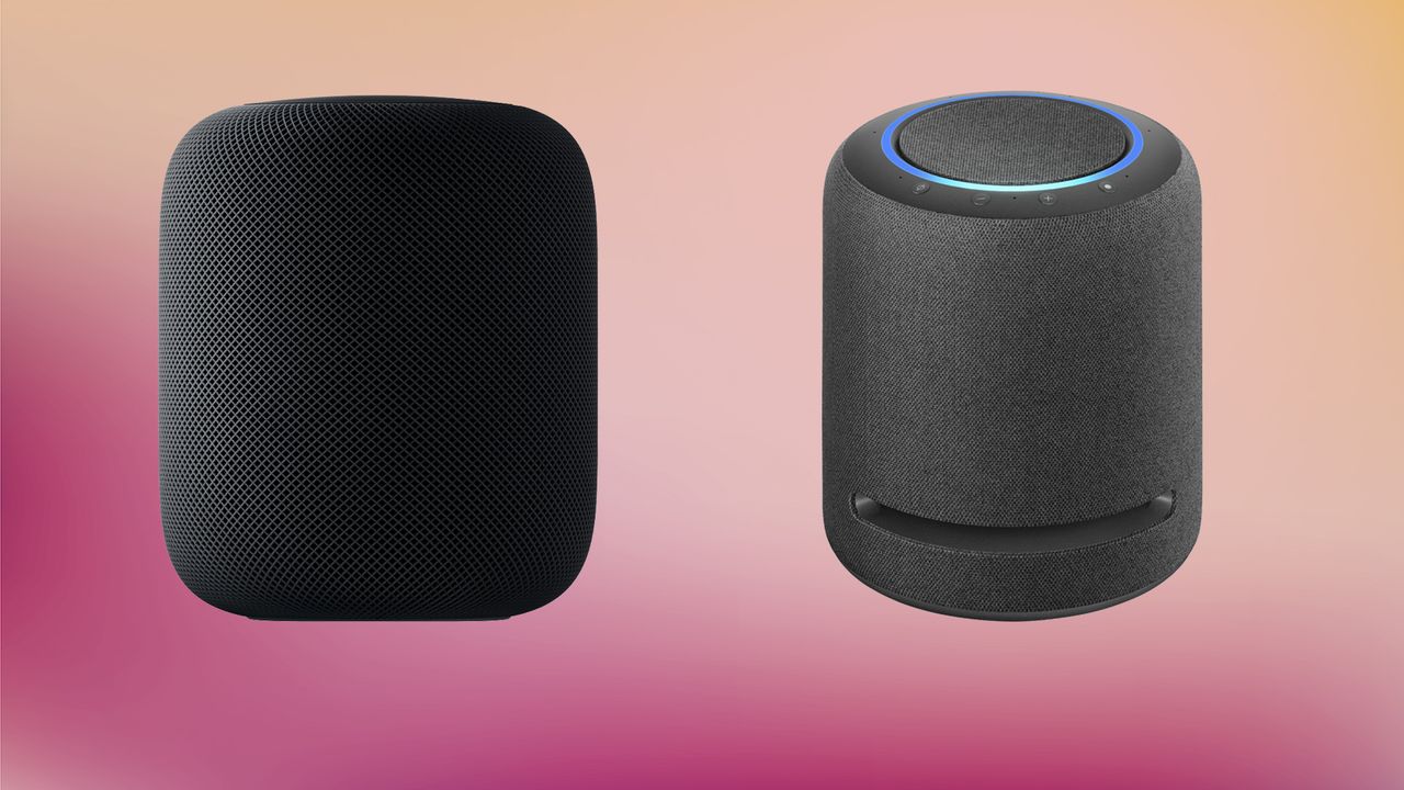 Homepod vs Alexa graphic