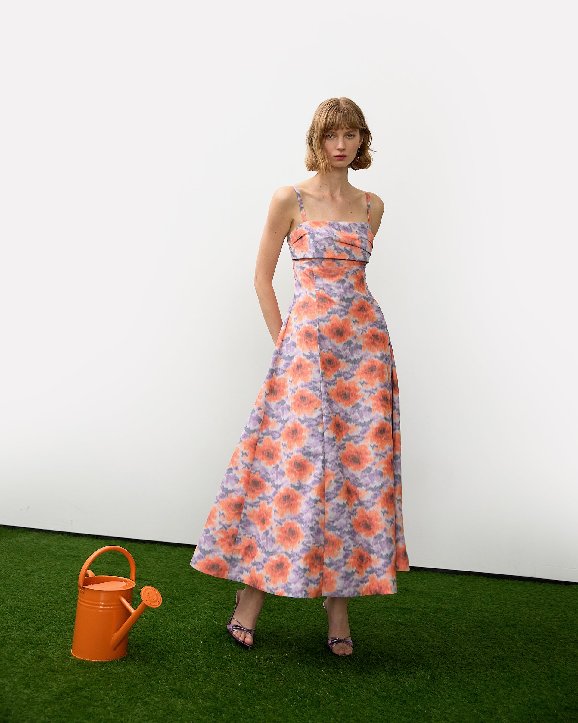 Meredith Dress - Orchid/apricot Multi / 0 / S25d046611