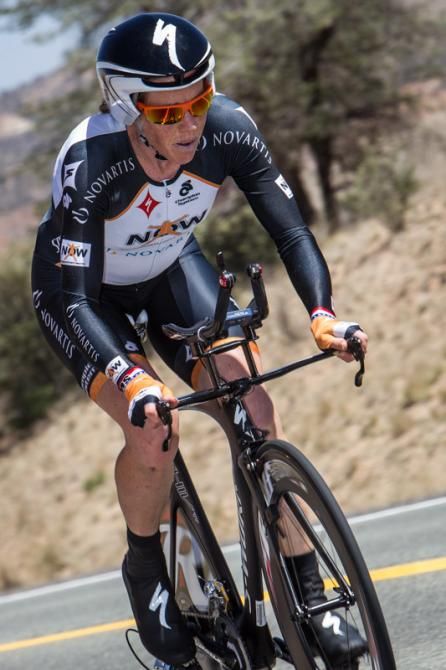 Alison Powers (NOW and Novartis) on the way to the win