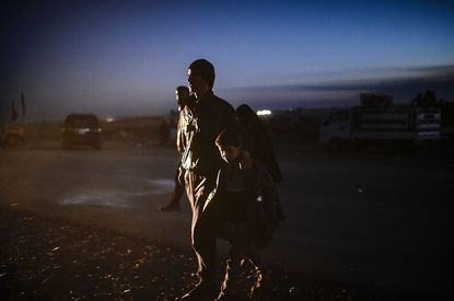 ISIS has taken hundreds of families as hostages. 