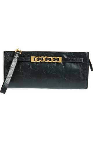 Curb Link Wristlet Clutch