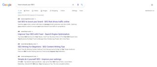 Google Search Results Boost SEO