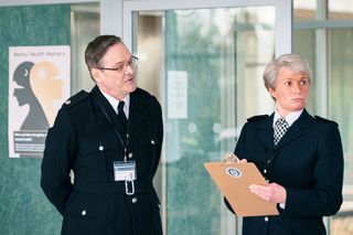 Piglets stars Sarah Parish and Mark Heap