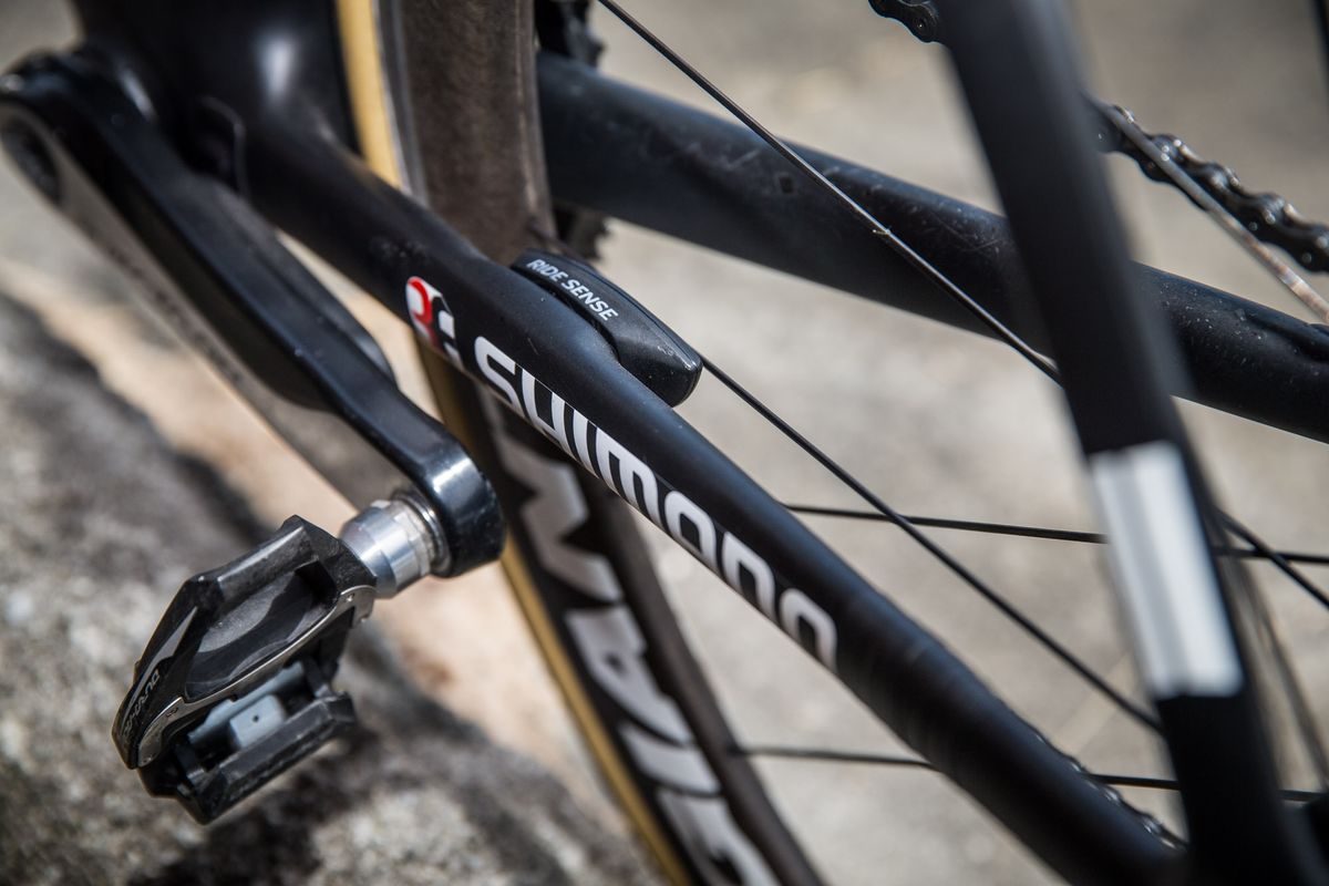 Rivera uses Giant's ANT+ Ride Sense cadence meter